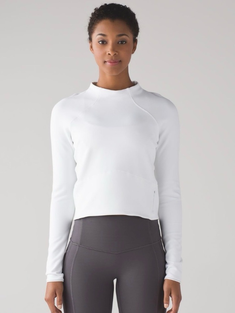 Lululemon Hill And Valley Mock Neck long sleeve Nulu Shirt